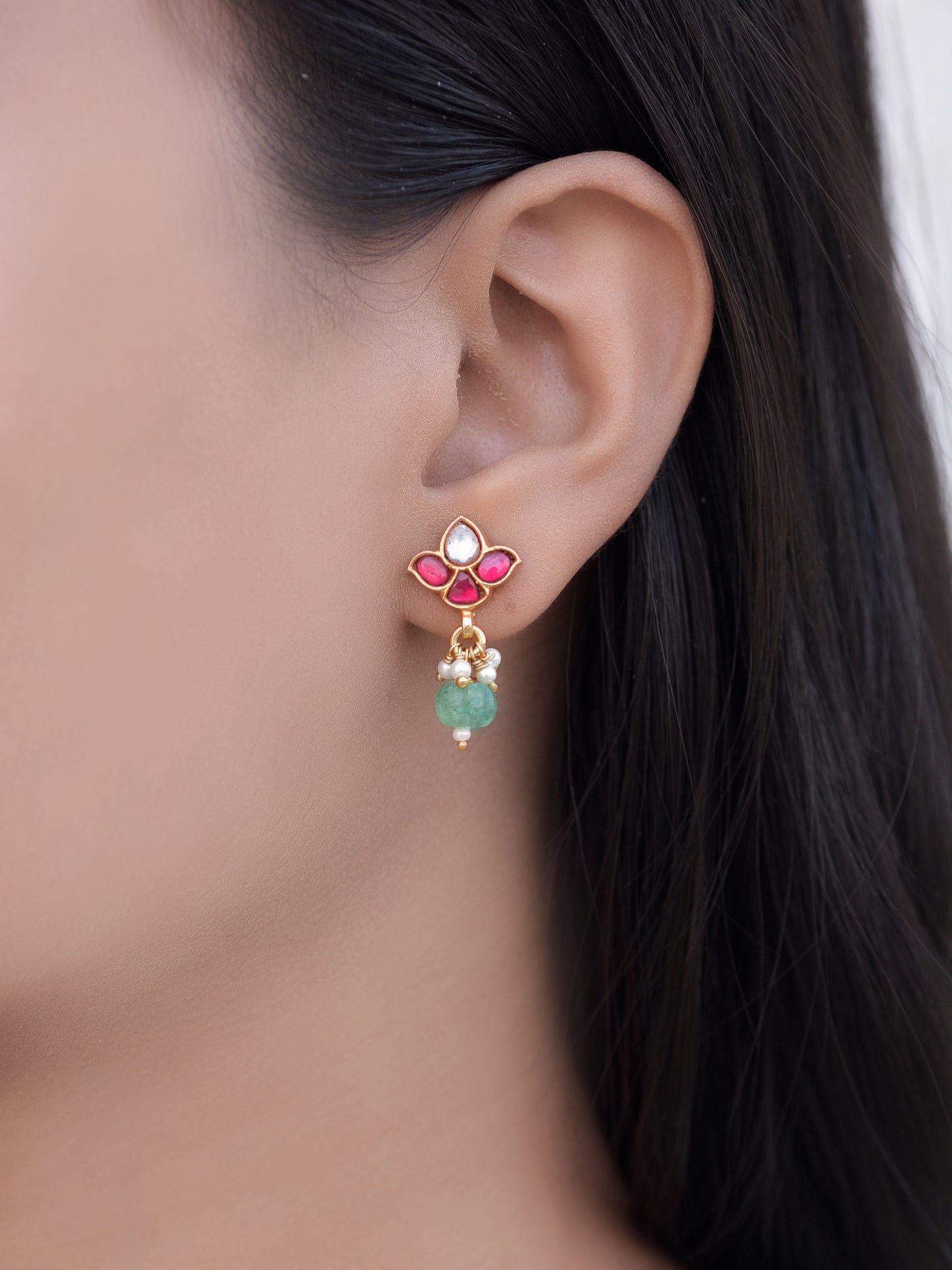 Silvernika Gold Plated Studs Earring