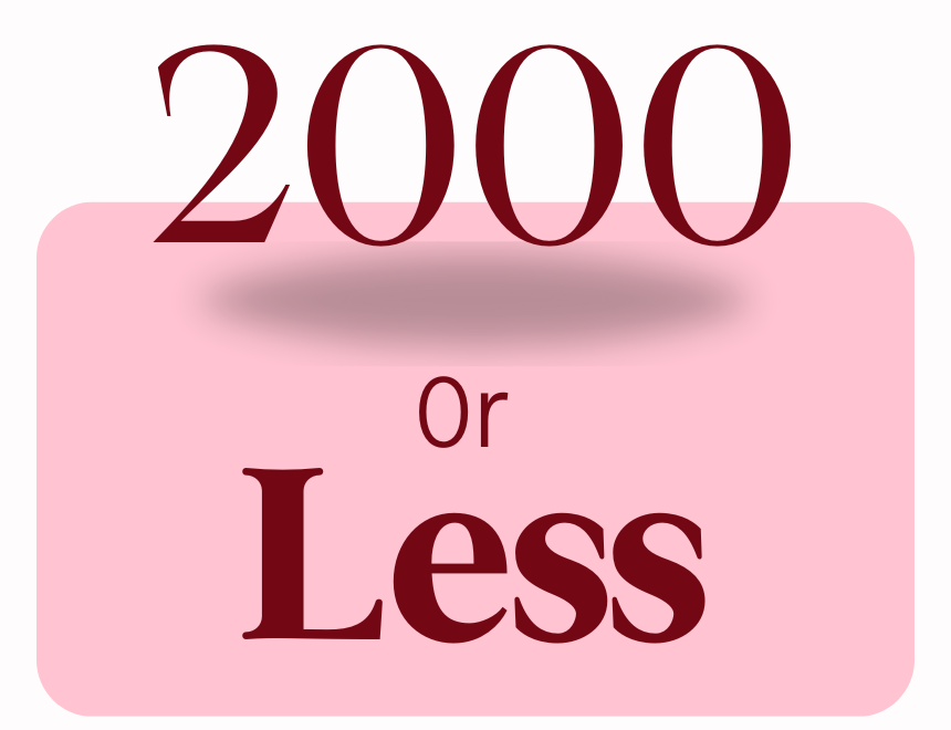 Under 2000 Jewellery