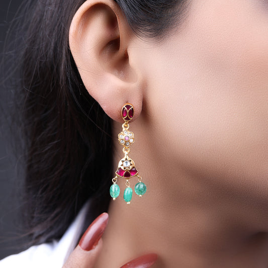Indian style dangle earrings 