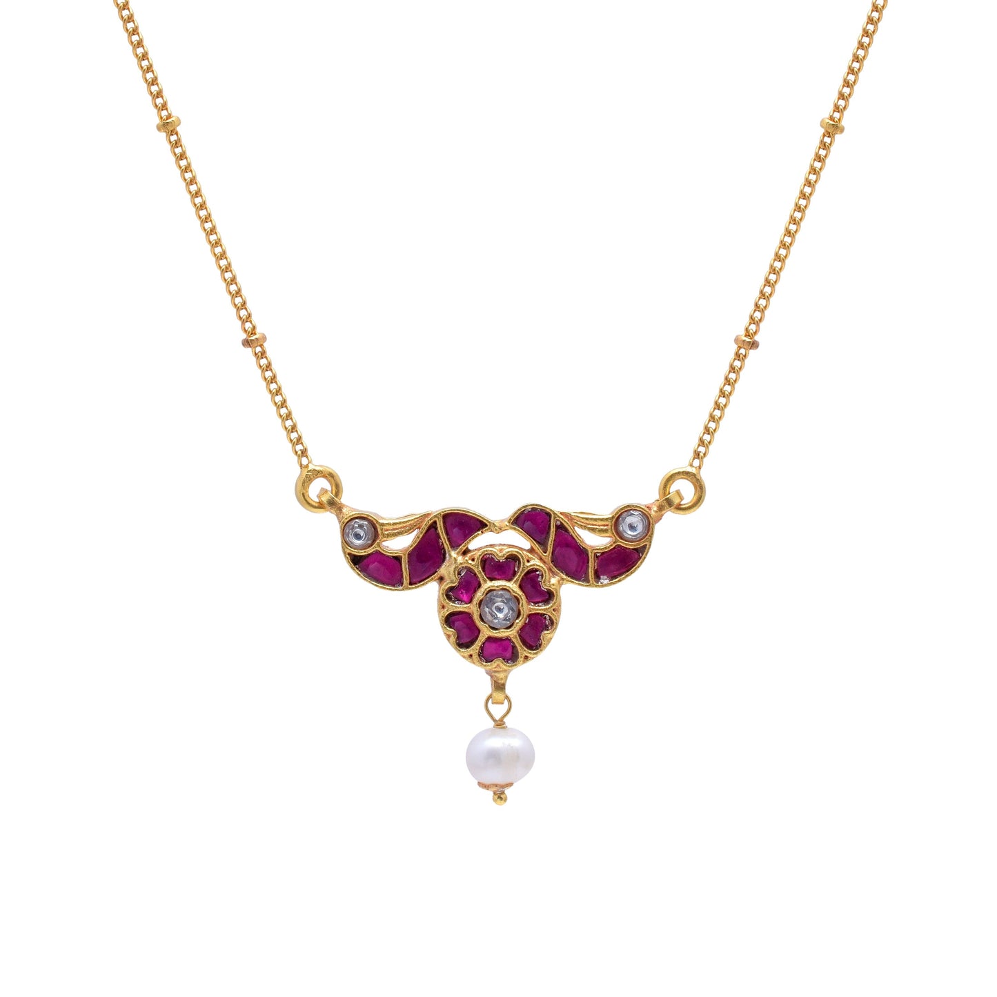 Silvernika 92.5 Fine SIlver Radiant Blossom Necklace