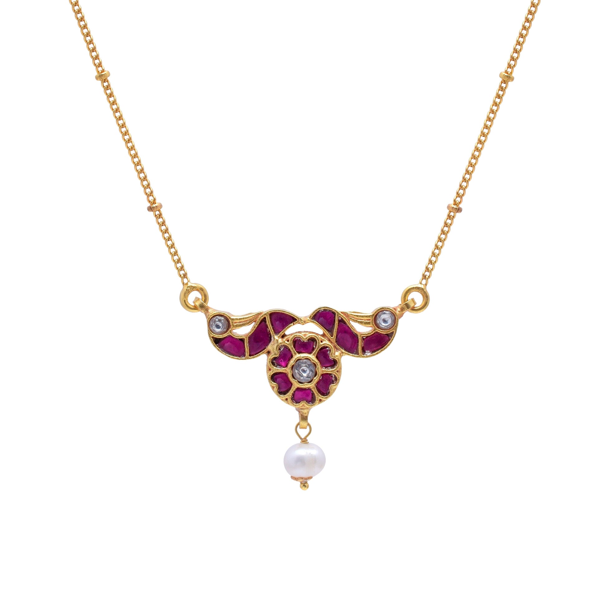 Silvernika 92.5 Fine SIlver Radiant Blossom Necklace