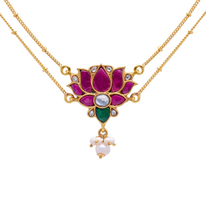 Lotus Necklace For Women 