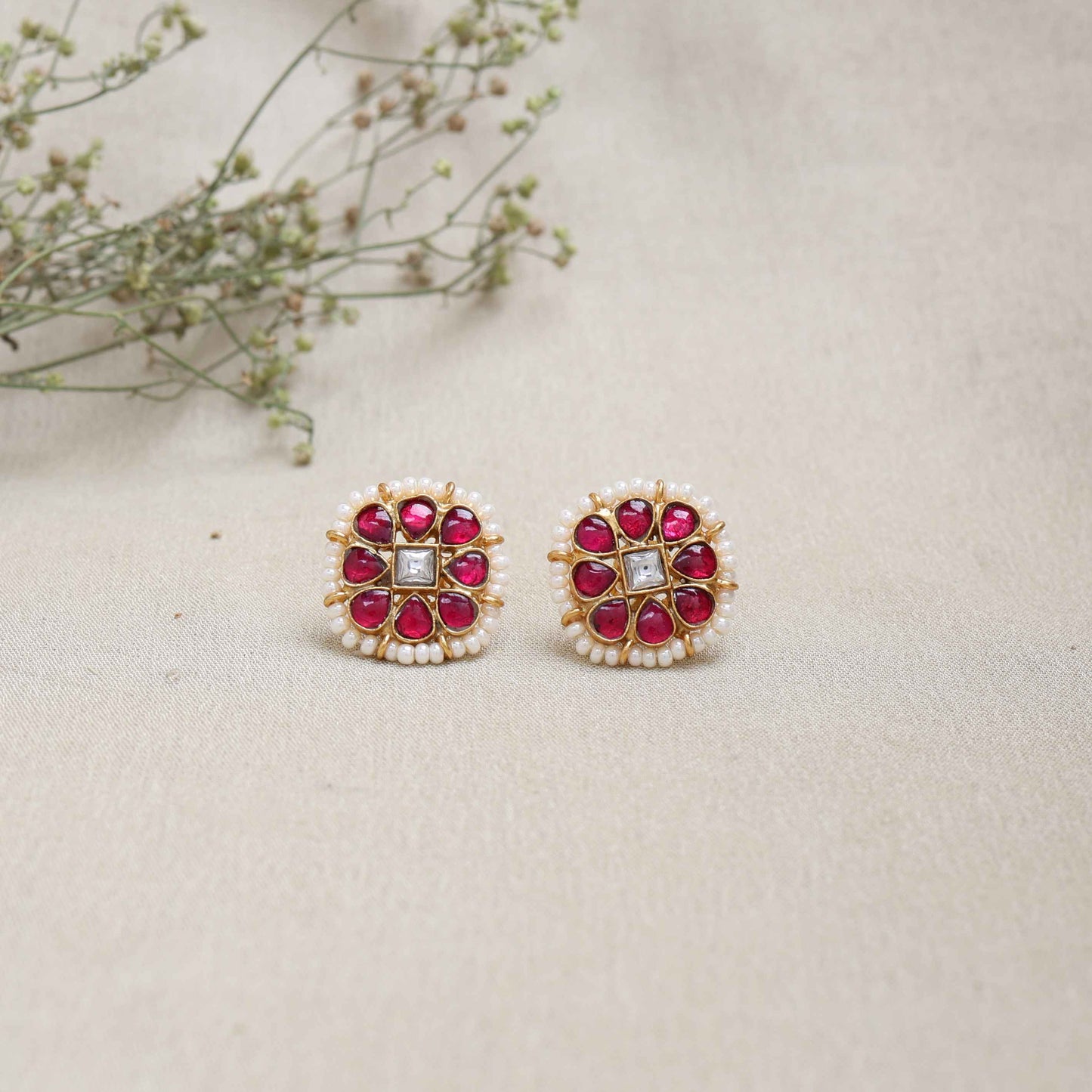 Silvernika gold plated earrings 