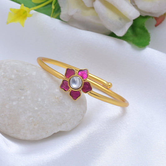 Buy Silver Gold Bracelet online in India 