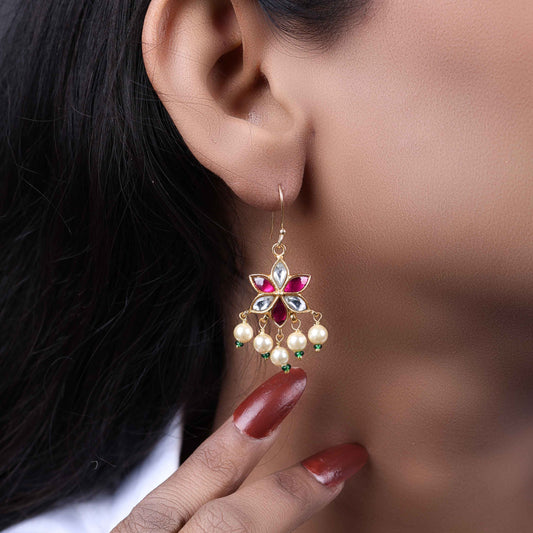 Silvernika gold plated silver earrings 