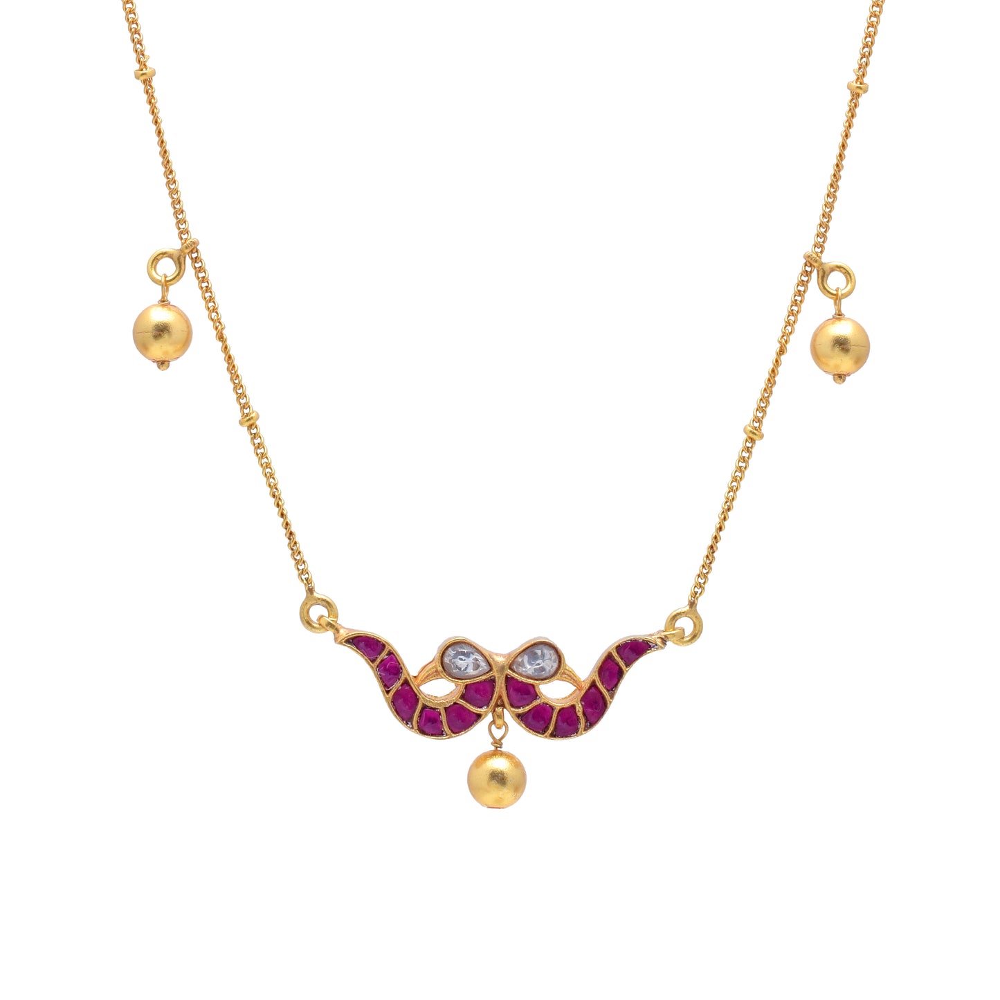Silvernika Bow Style Chain Pandant