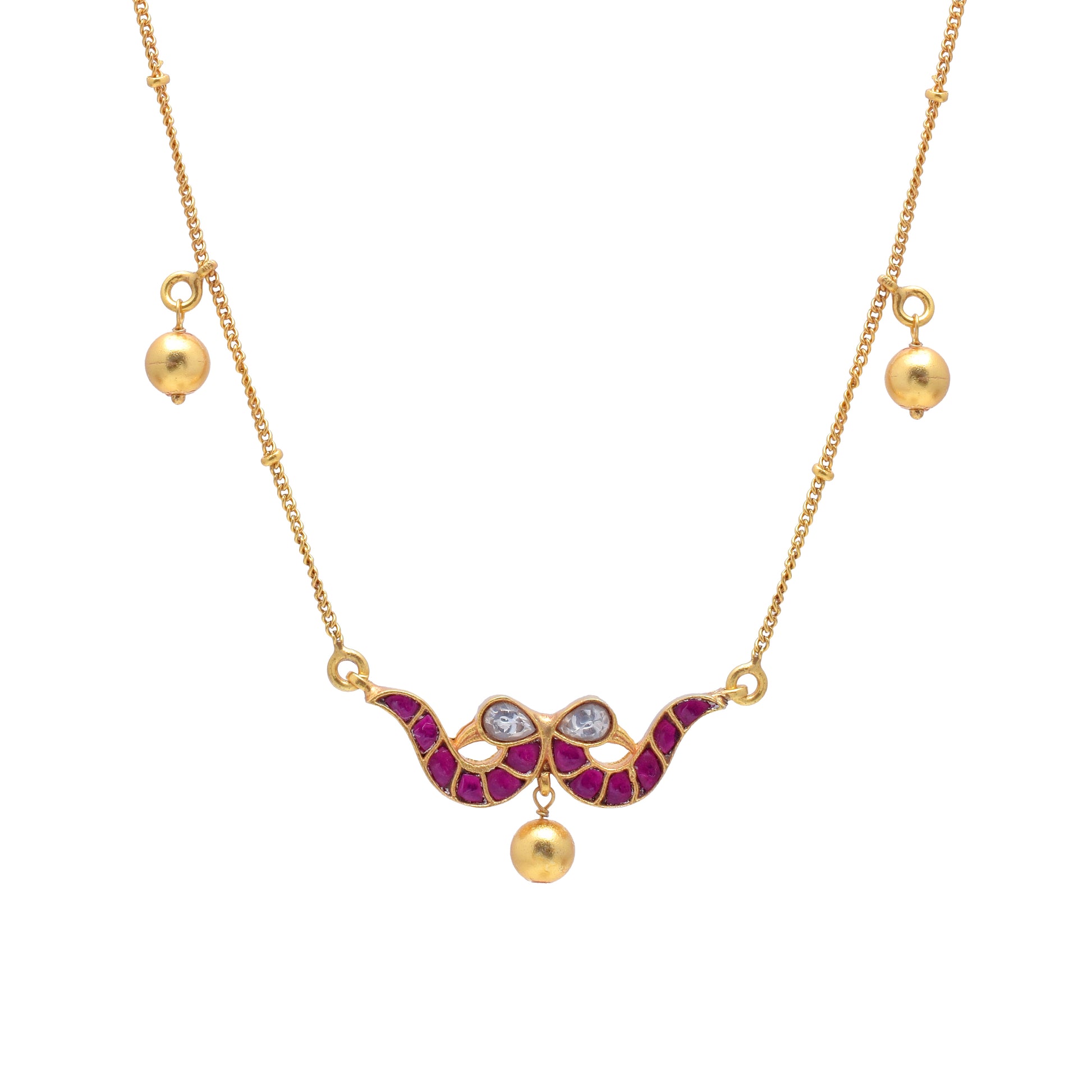 Silvernika Bow Style Chain Pandant