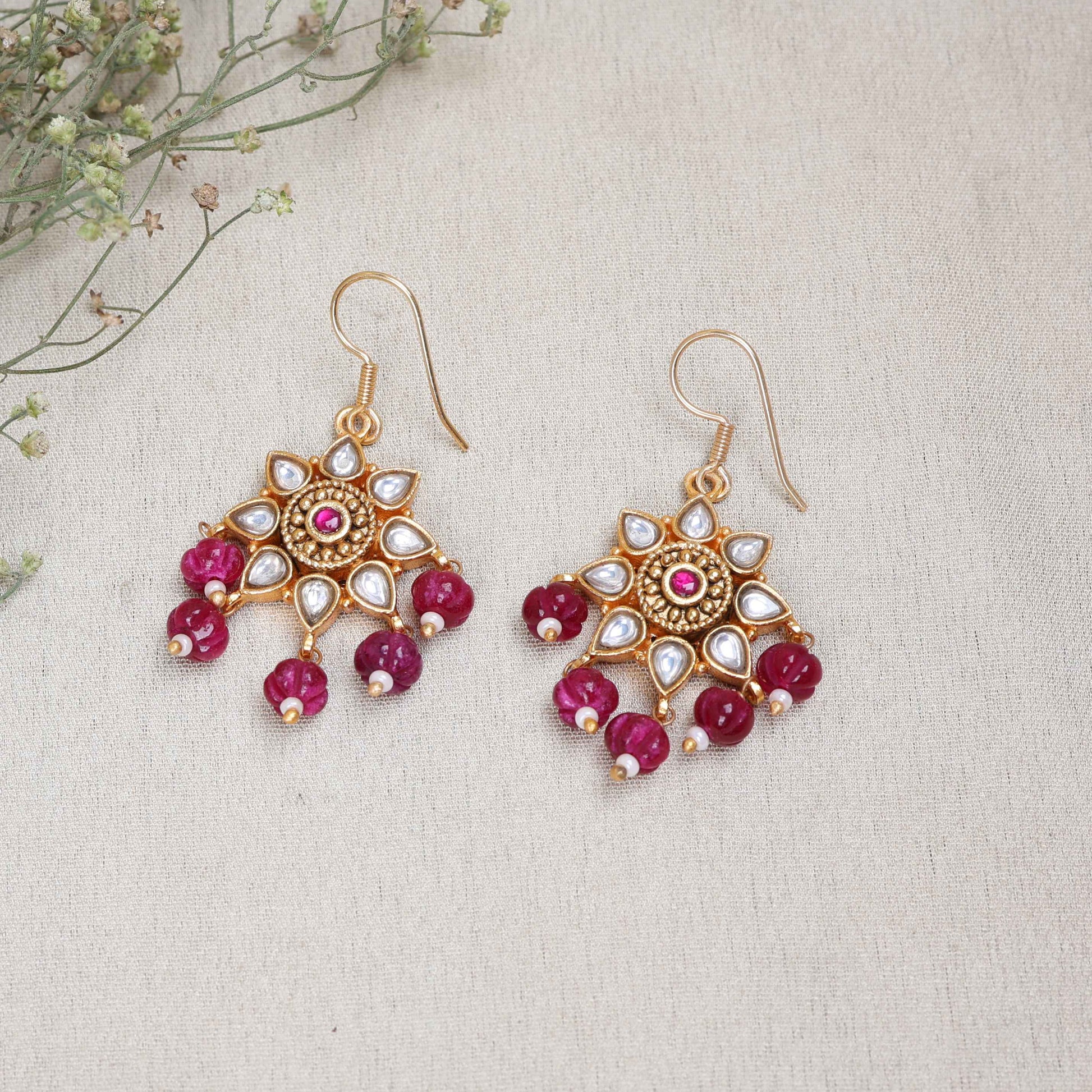 Silvernika gold plated earrings 
