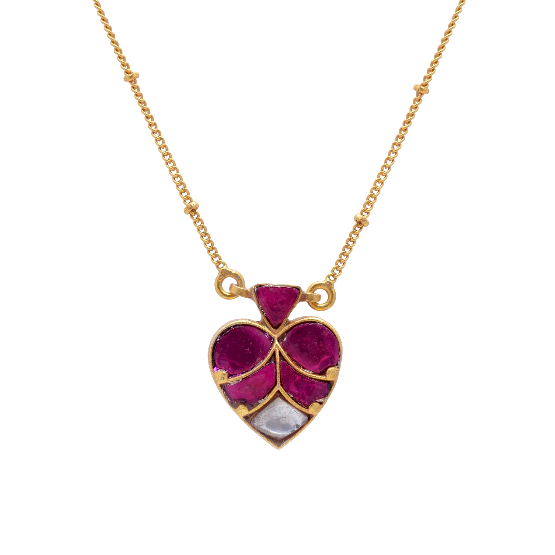 Silvernika Heart Style Chain Pandant