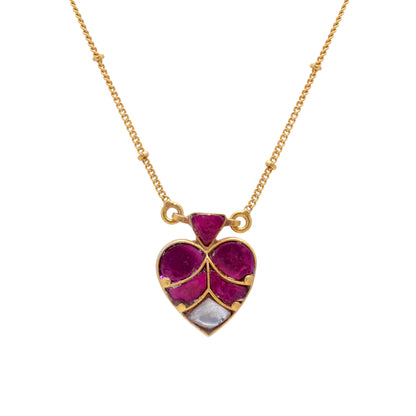 Silvernika Heart Style Chain Pandant