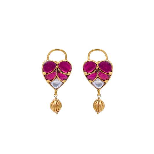 Silvernika BEAUTIFULL HEART DESIGNER EARRING