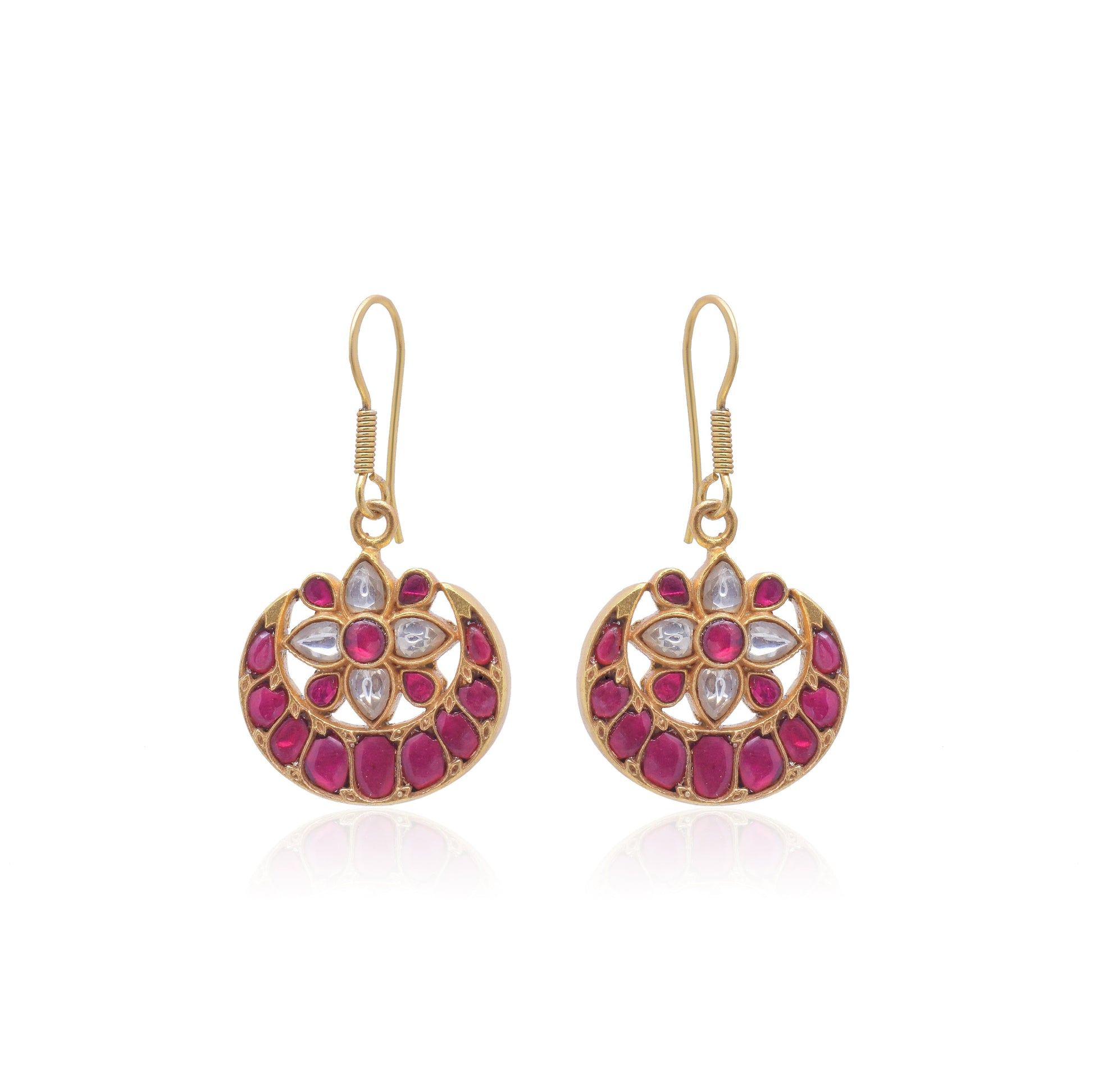 Silvernika Silver moon design Earrings