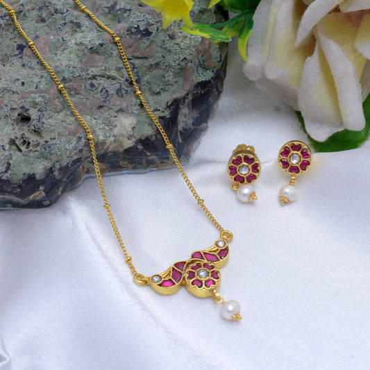 Silvernika 92.5 Fine SIlver Radiant Blossom Necklace