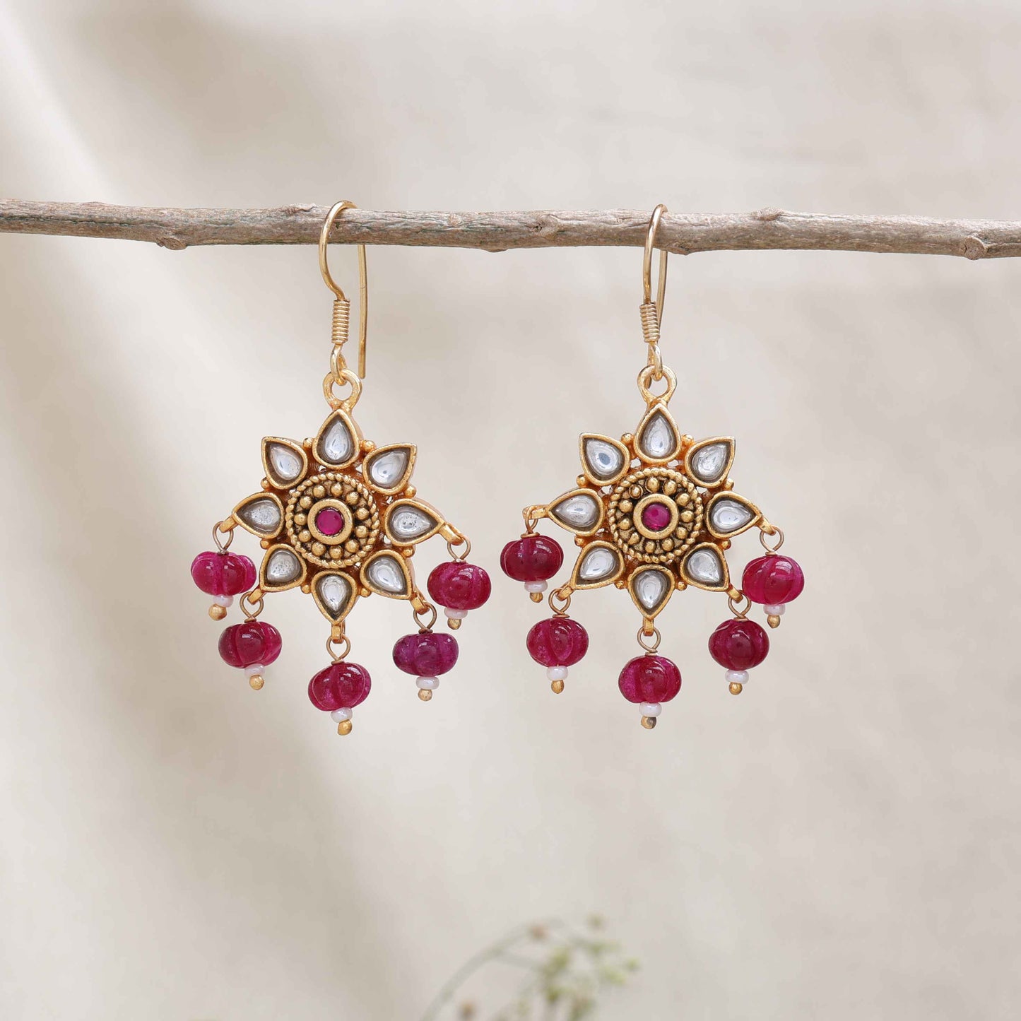 Silvernika gold plated earrings 