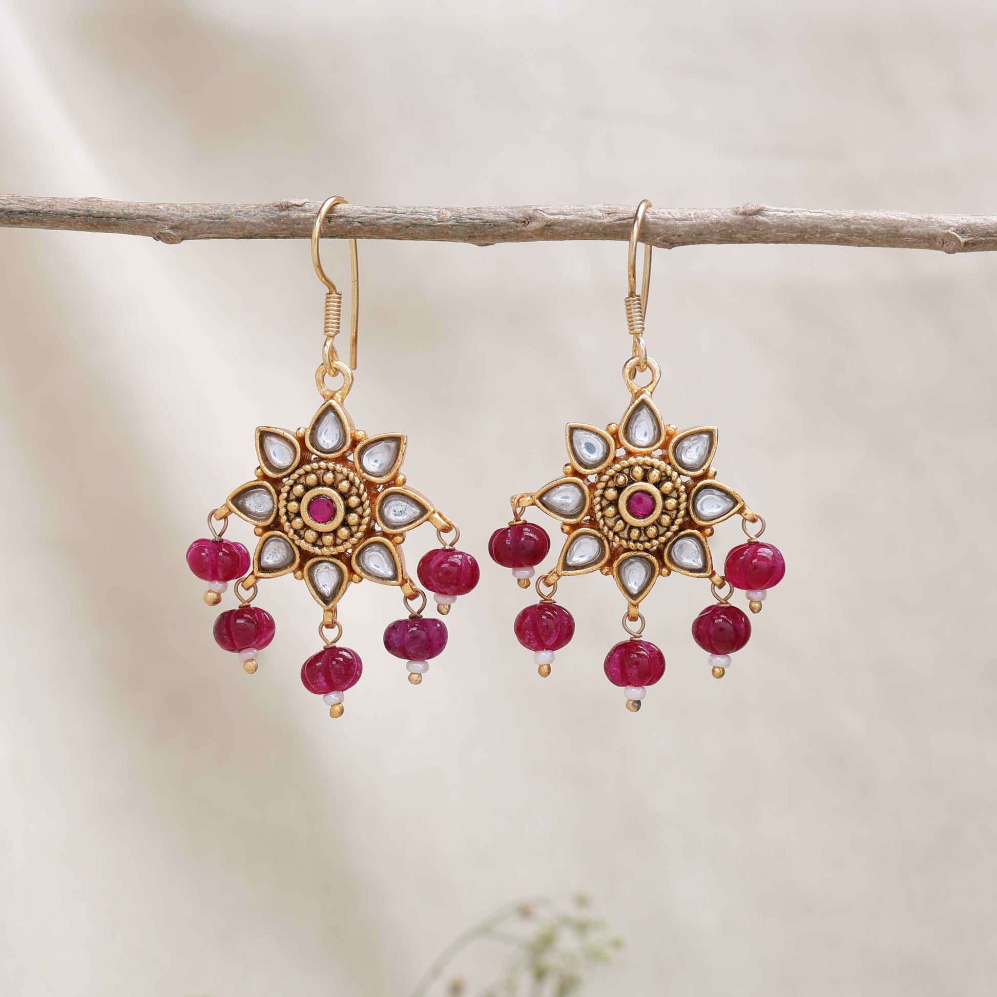 Silvernika gold plated earrings 