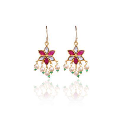 Silvernika gold plated silver earrings 