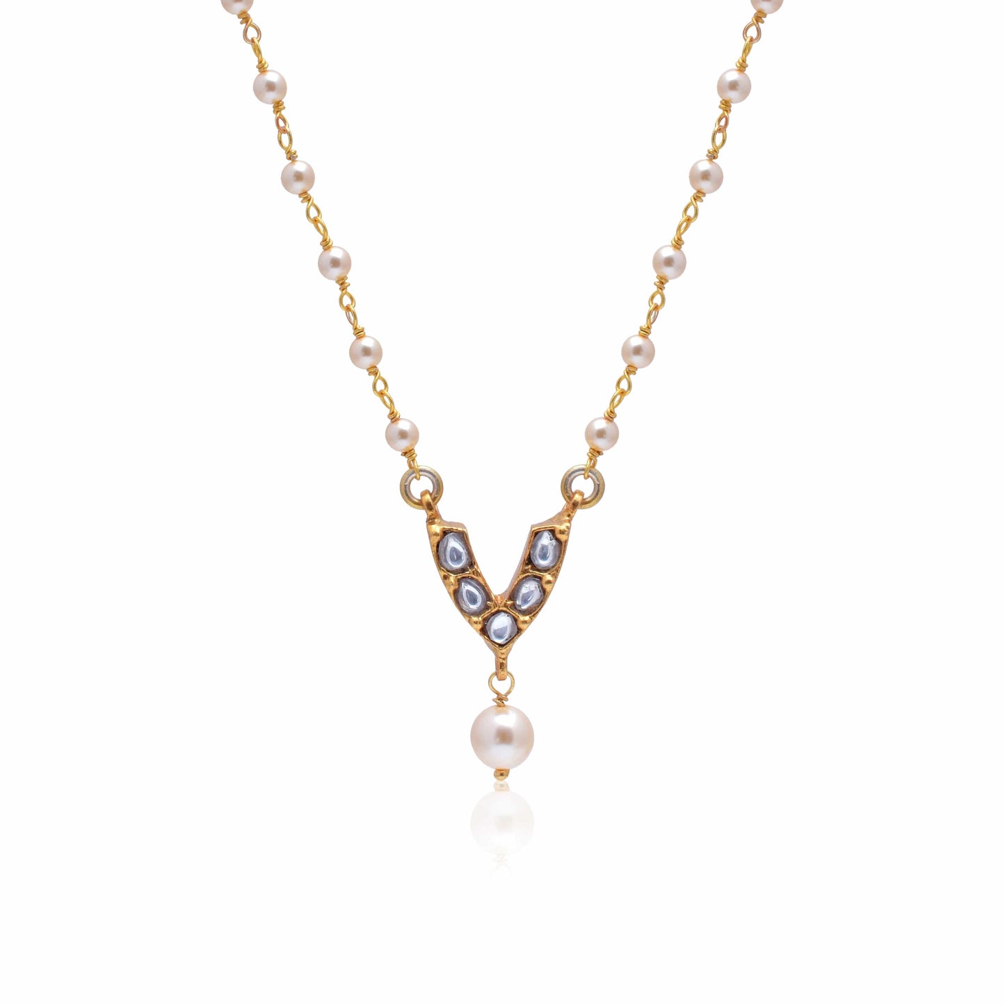 Silvernika V Style Chain Pandant