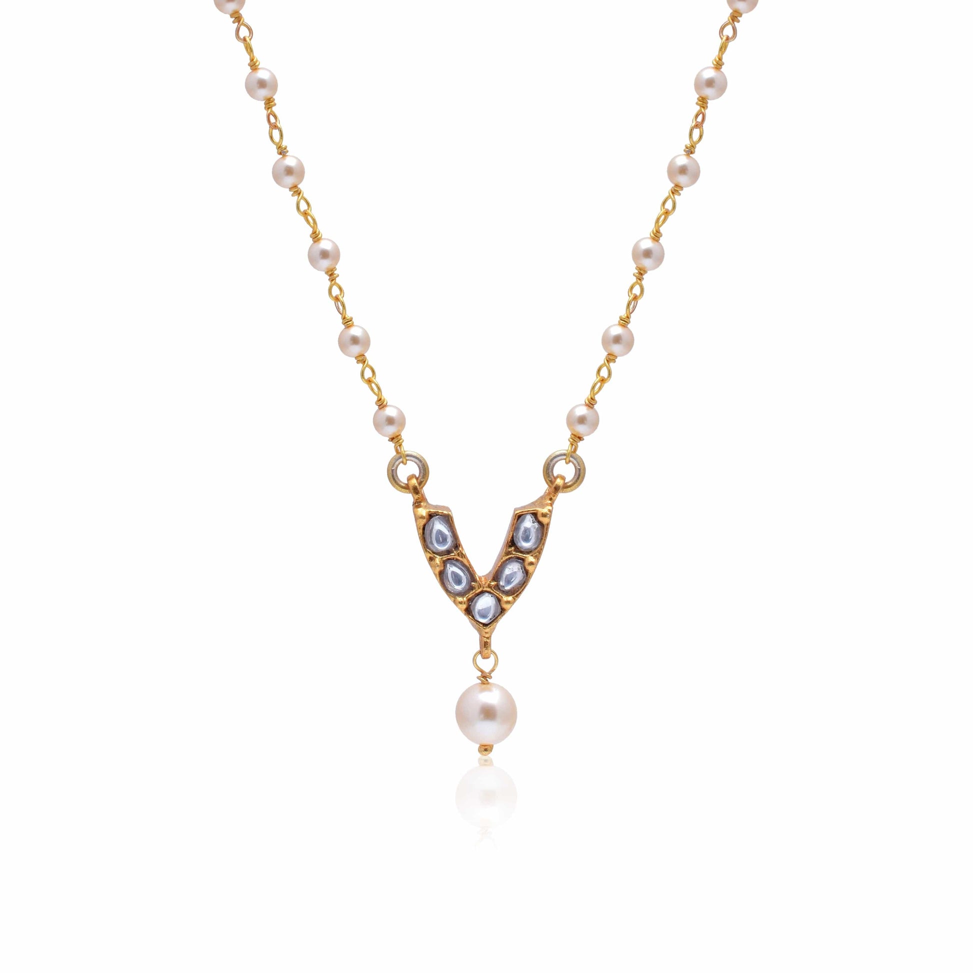 Silvernika V Style Chain Pandant