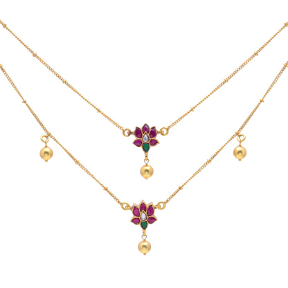 Silvernika Lotus designed Necklace