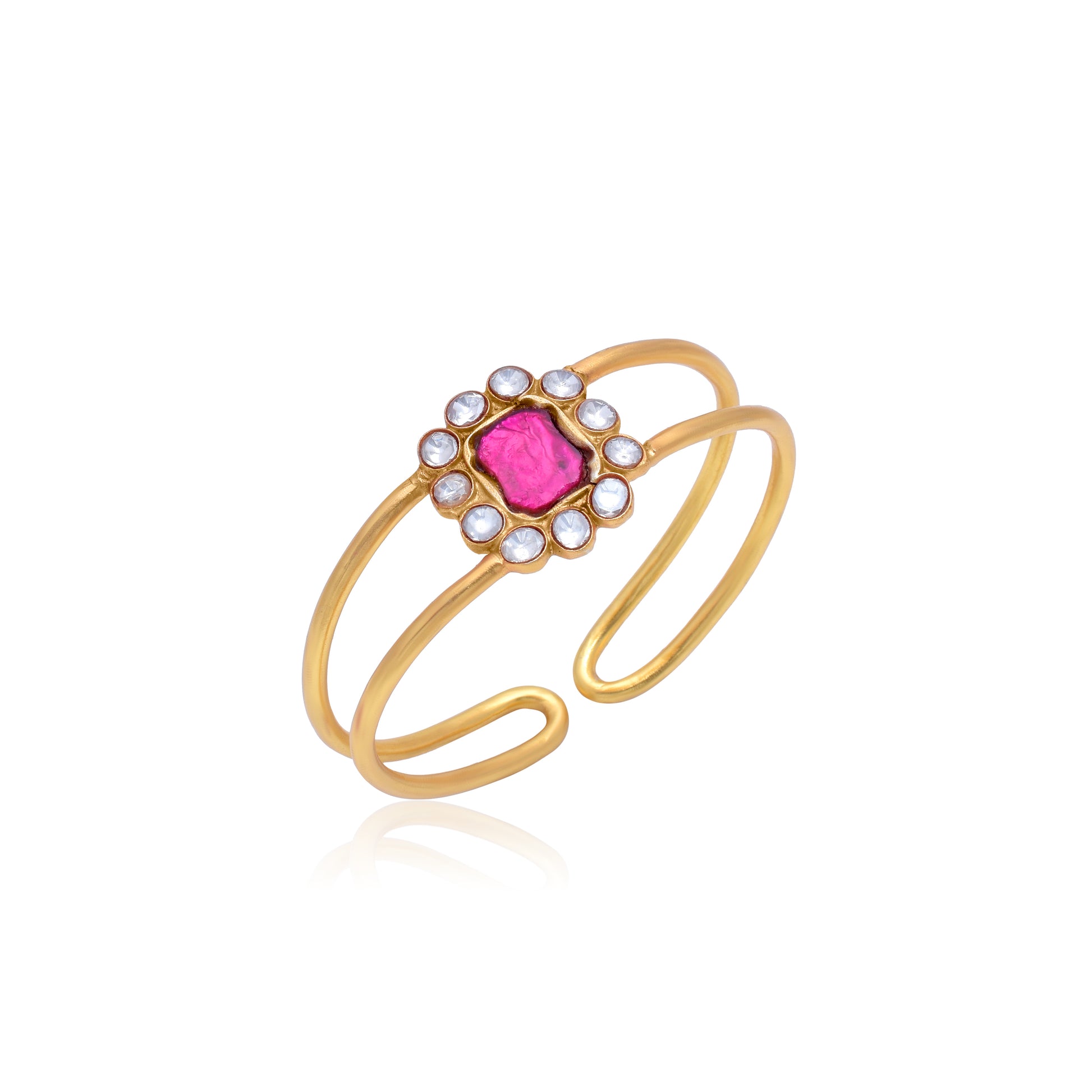 Silvernika PINK&WHITE STONE BRACELET